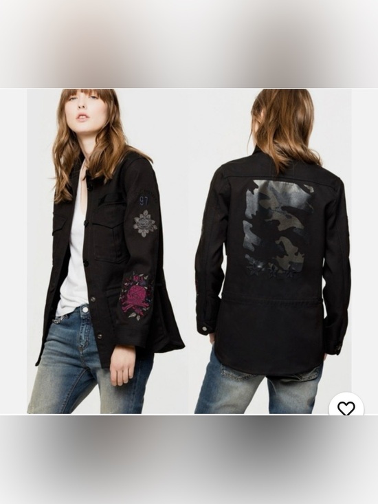 Zadig & Voltaire Jackets & Blazers - NWOT Zadig & Voltaire Tackl Military Star Camo Jacket